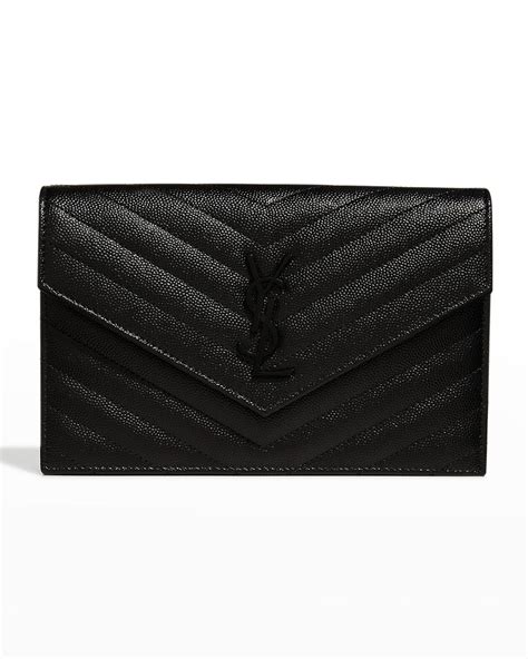 ysl metal logo small wallet|YSL wallet nordstrom.